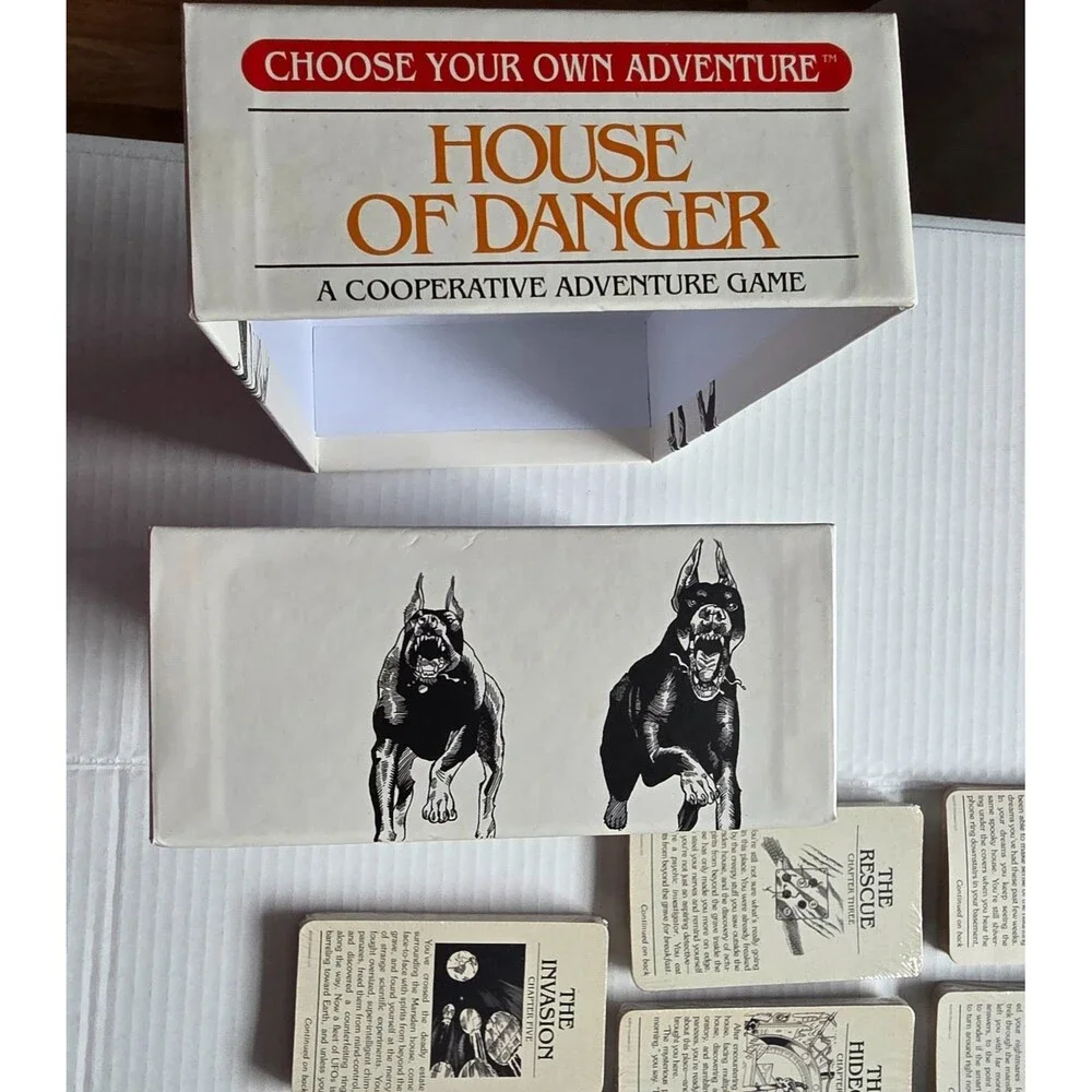Choose Your Own Adventure House of Danger Board Game 2018 Z-Man Complete